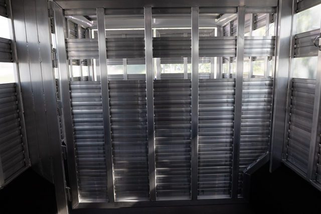 Livestock Area in LL8X18BBSRB Laramie Edition Livestock Trailer | Lakota Trailers