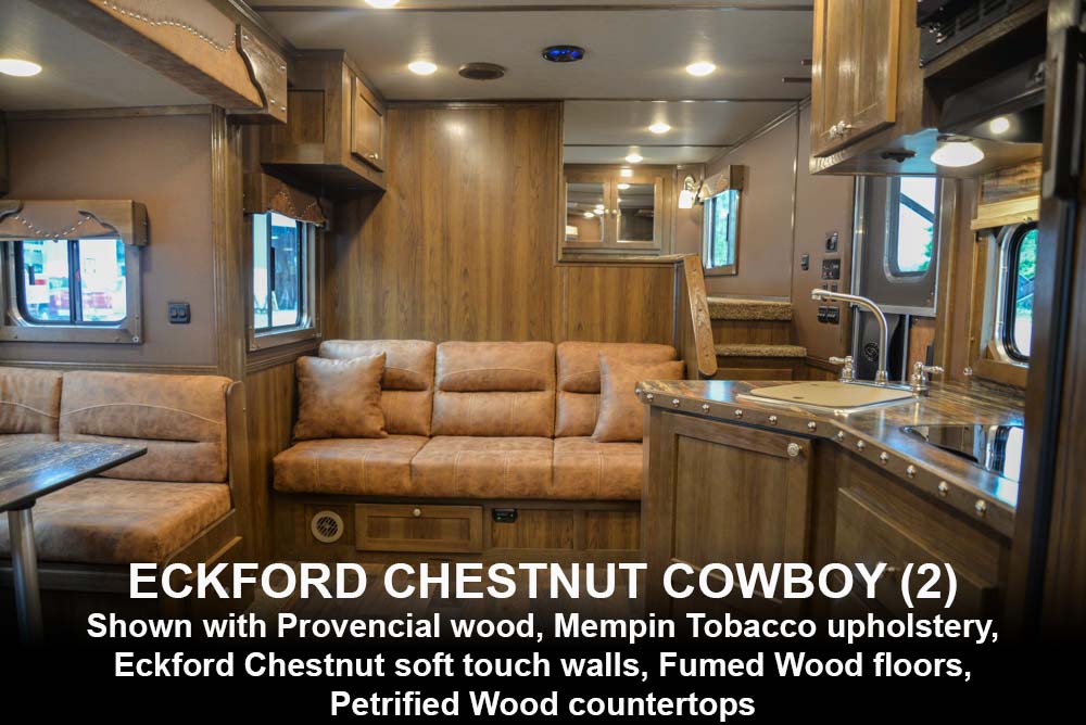 Eckford Chestnut Cowboy Decor (2) | SMC Laramie Edition